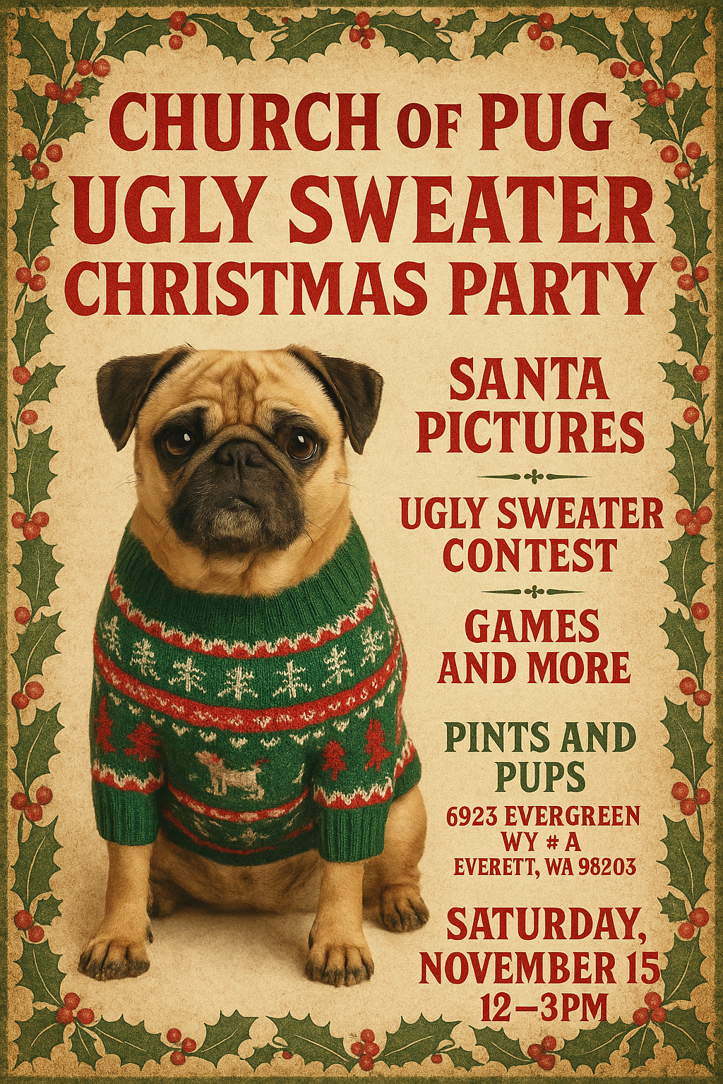 Ugly Sweater Christmas Party